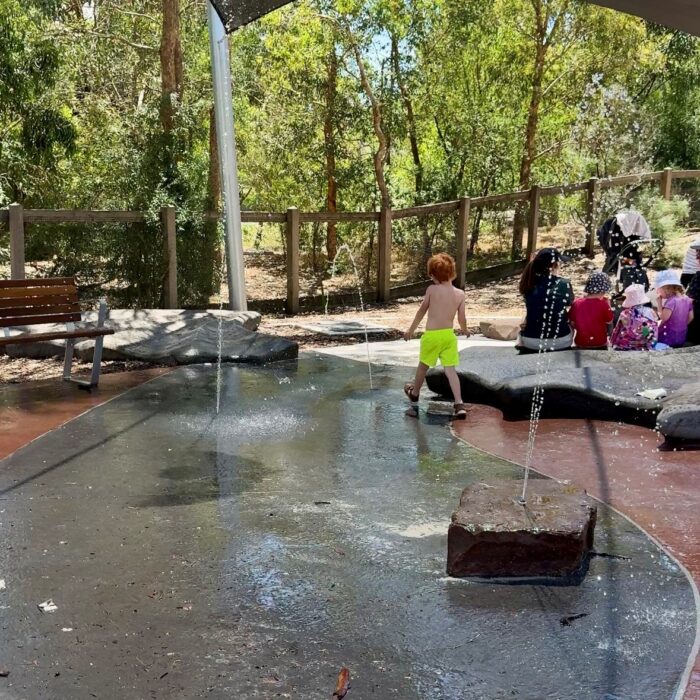 tim neville arboretum water play playground park gardens